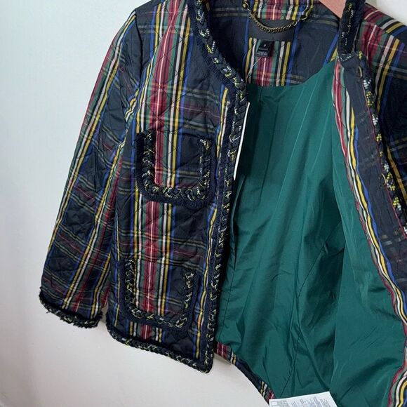 J. Crew Quilted Lady Jacket in Stewart Plaid Size 0 - Picture 10 of 10